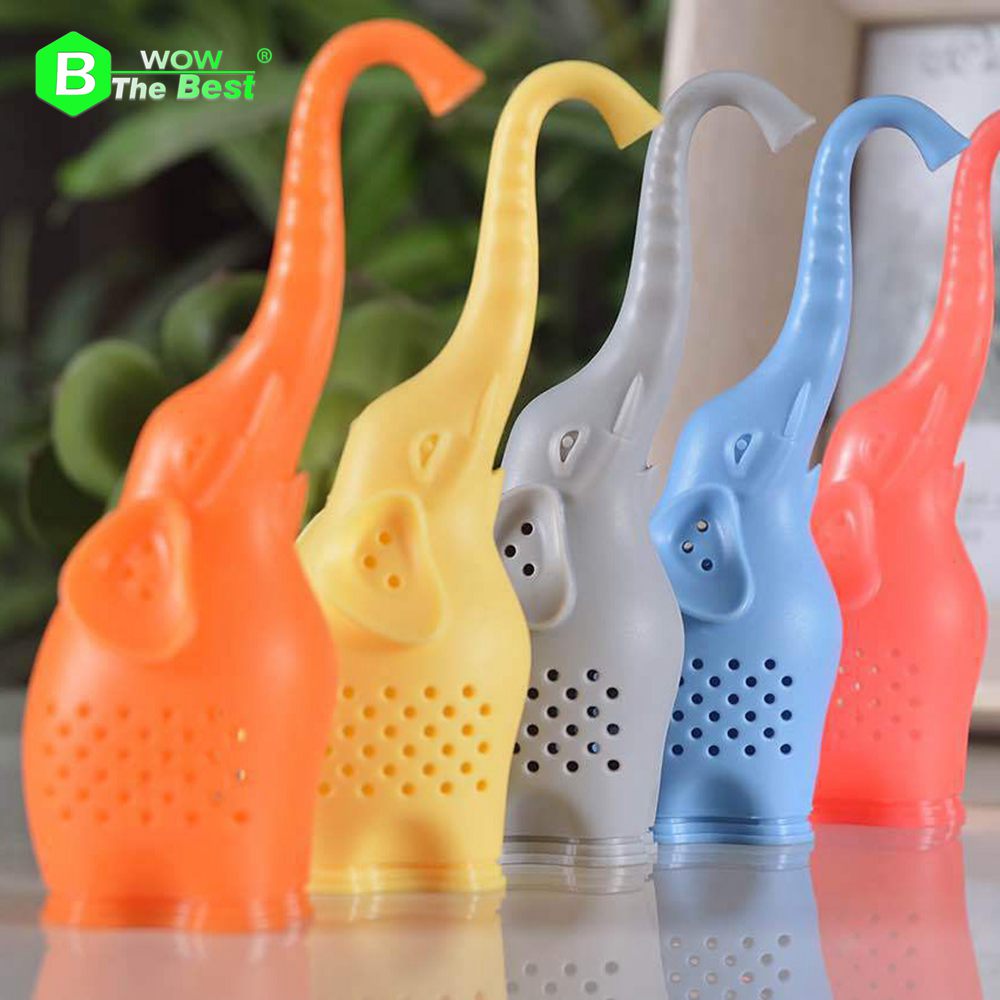 Cute Silicone Shark tea infuser Leaf Strainer Herbal Spice Filter Diffuser Filter Teapot Teabags for Tea & Coffee Drinkware: blue 2