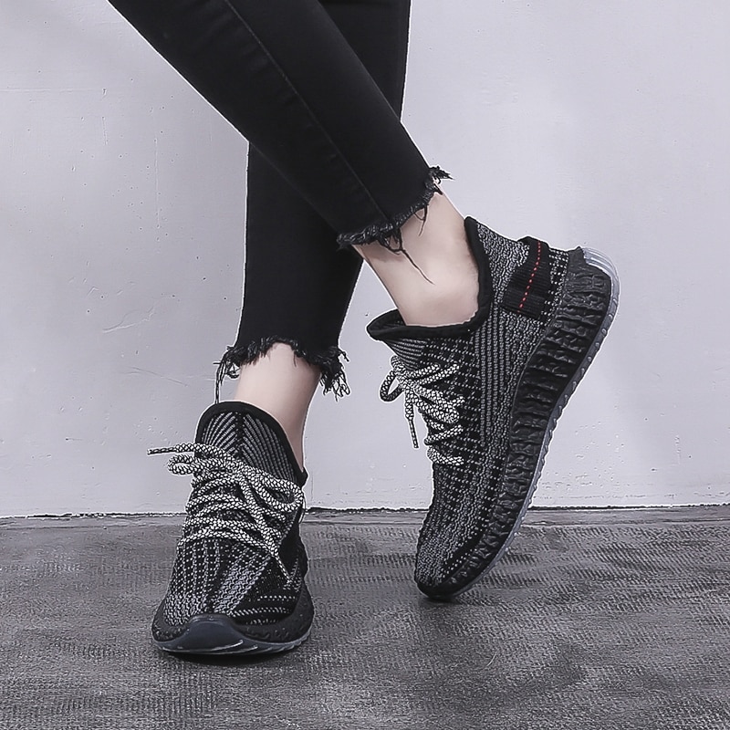 Sneakers damesko lette fritidssko kvindesko flade sko åndbare kvinder sneakers zapatillas mujer tenis feminino