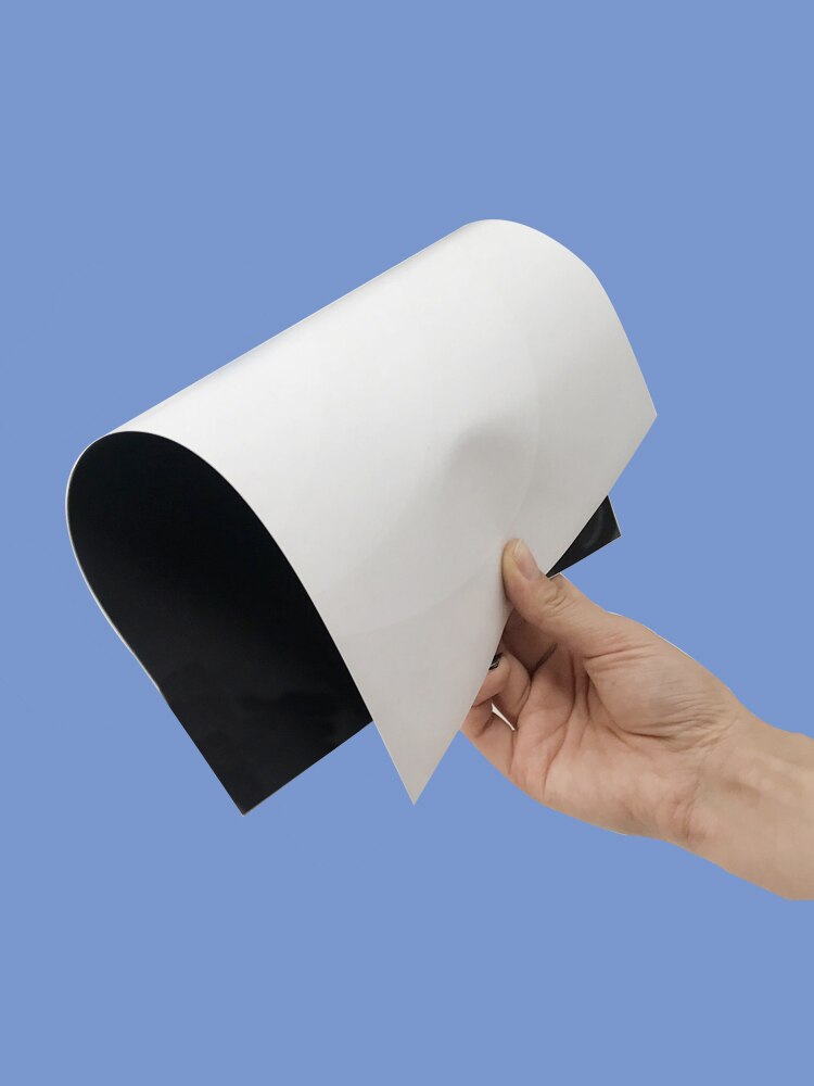 1 bucată tablă magnetică din cauciuc 0.5mm pentru matrițe spellbinder/craft puternic subțire și flexibilă 297 x 210mm: 1 buc cu adeziv