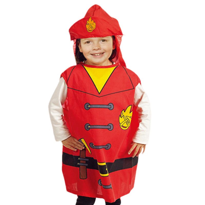 Enfants Cosplay carrière ensemble de costumes pompier policiers infirmière Chef semblant jouer tenue Halloween partie Roleplay vêtements Kit: 3