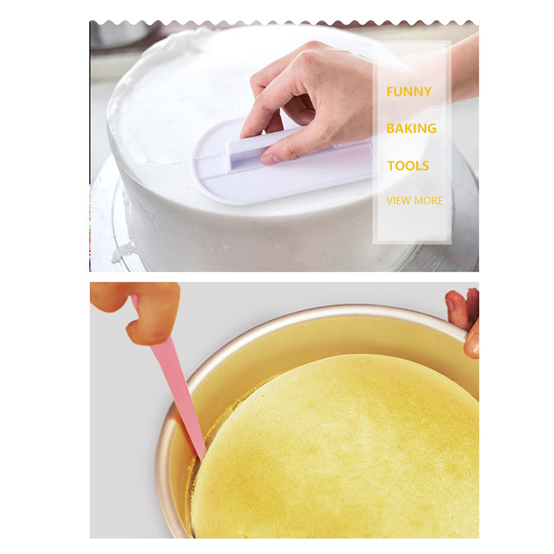 Ttlife Diy Turn Suiker Taart Gereedschap Bakken Cakevorm Piping Oppervlak Smoothing Apparaat Slijpen Device Keukengereedschap Gebak Gereedschap