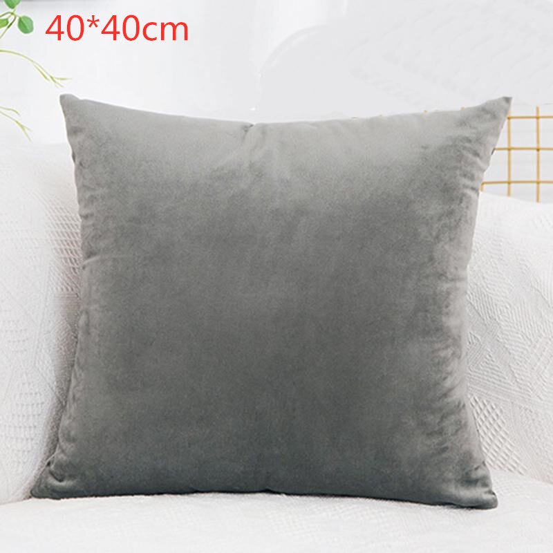 Pudebetræk sofa dekorative puder betræk plys pudebetræk til stue bil dekoration 43*43cm boligindretning: 7