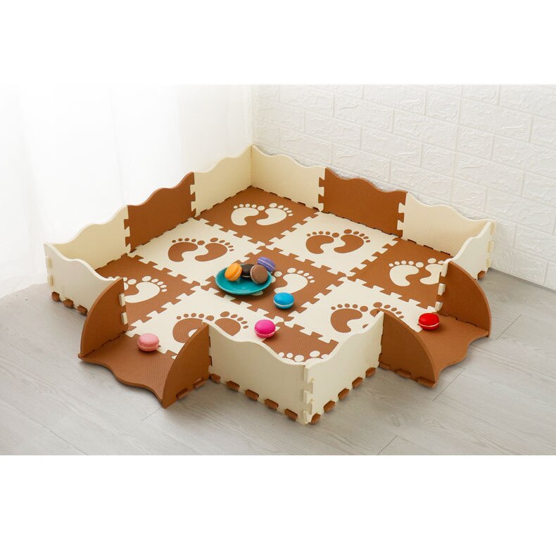 25 stuks cartoonpatroon speelmatten puzzels eva-schuim vloermat voor kinderen baby speelmat kruipmatten peuter tapijt