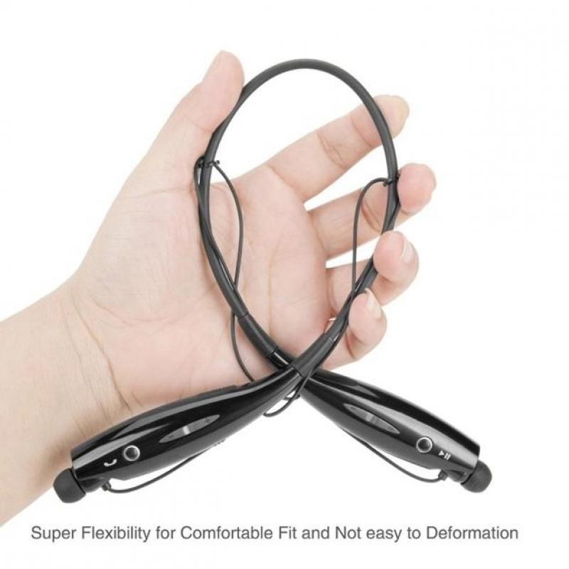 Neckband Stereo HBS730 Sports Bluetooth Earbuds Wireless Earphone Handsfree Headphone HD Call Waterproof With Mic For LG Samsung