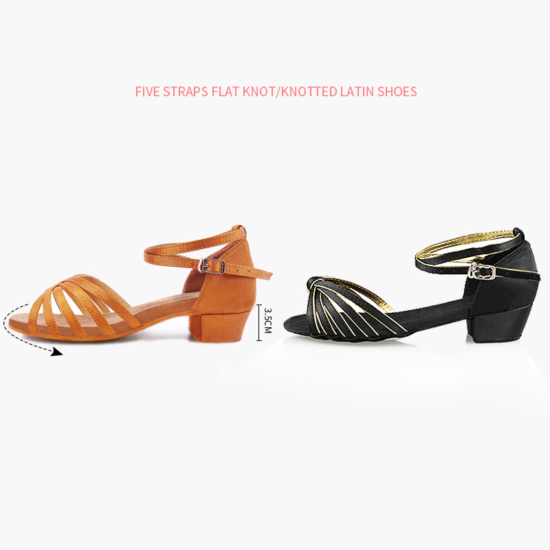 Mädchen Frauen Latein Schuhe Niedrigen Absatz Latein Salsa Moderne Ballsaal Schuhe Tango Salsa Rumba Latein tanzen Schuhe