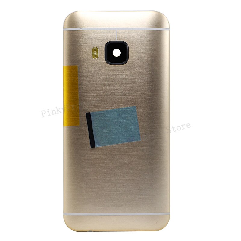 Metal Back Housing Door for HTC One M9 - Replacement Battery Cover with Volume + Power Buttons + Camera Lens