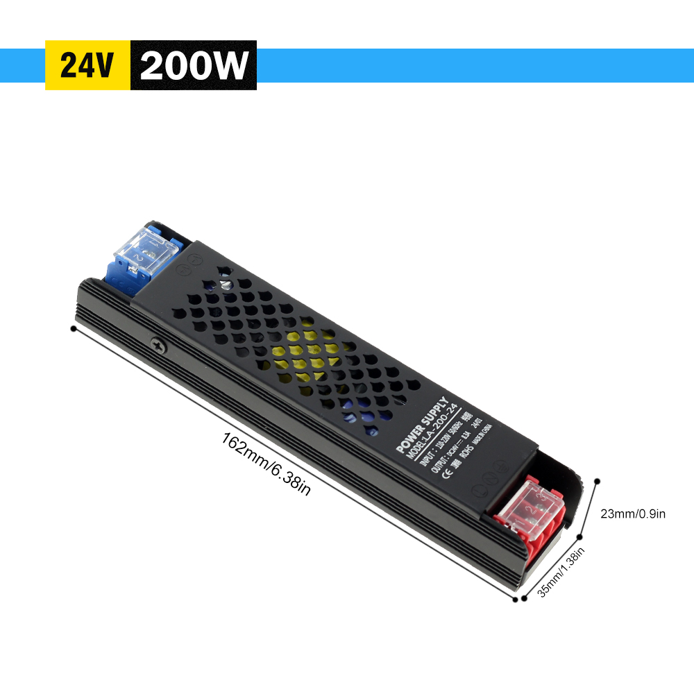 60w 100w 200w 300w 400w led-stripe strømforsyningsadapter driver 110v 220v to 12v 24v ultratynne lystransformatorer: Lilla