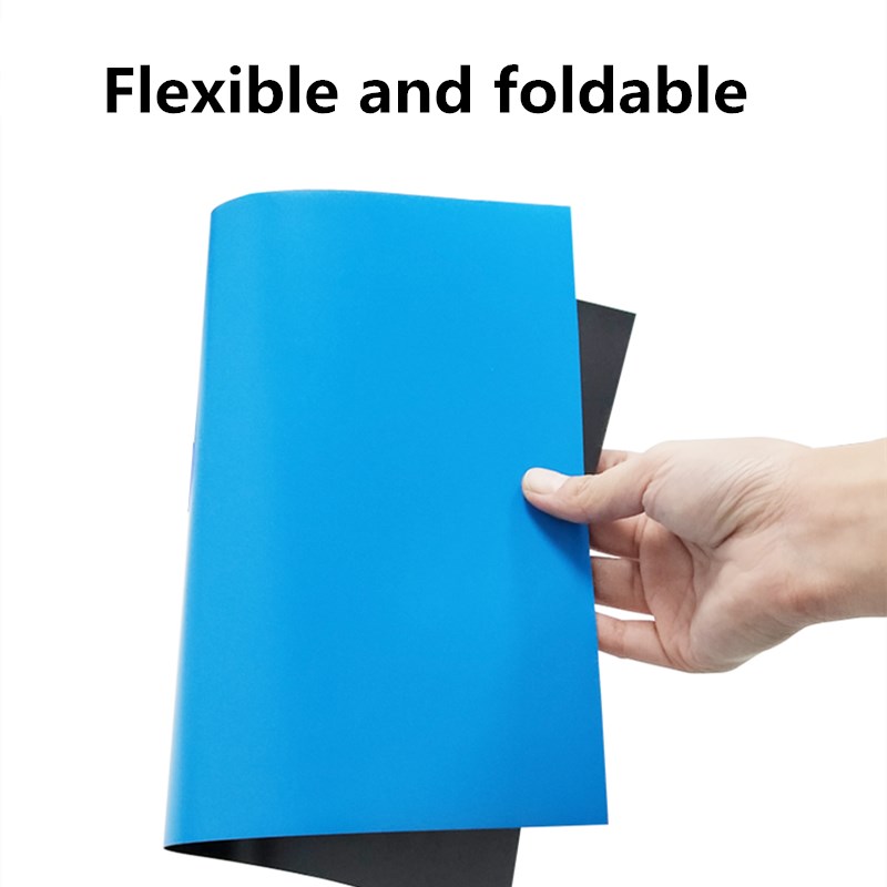 1 pz 8 colori gomma magnetica flessibile foglio magnetico formato A4 0.5mm carta adesivi magnetici frigorifero carta magnetica