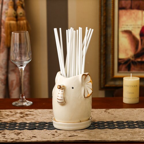 Elefant keramik kryddflaskor kryddburk kryddlåda kök kryddflaska burkar salt peppar spiskummin pulver kryddflaskor: H