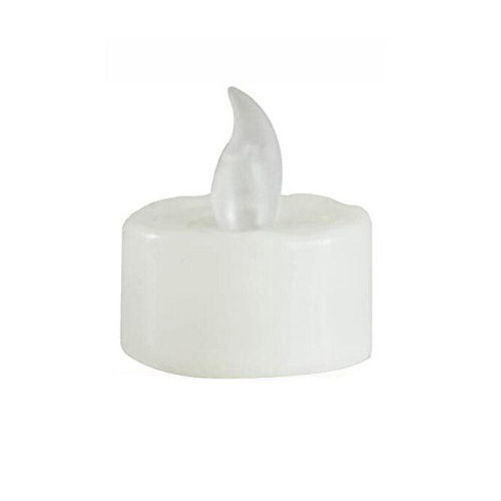 6pc LED Tea Light Candles Realistic Battery-Powered Flameless Candles Decor Home Decor Christmas Night Light Bright Lamps