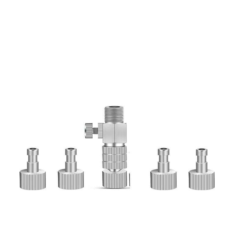 Air Brush Quick Release Coupling Adapter Airbrush Adjustment Control Valve Quick Disconnect Fit 1/8"Tool for Airbrush Sprayer