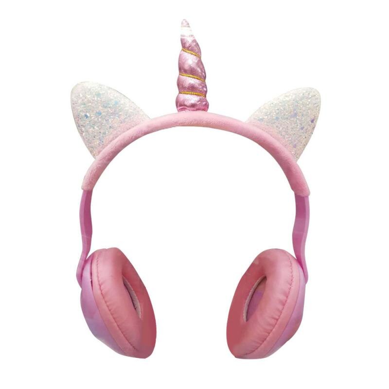 Cute Cat Ear Headphone Unicorns 3.5MM Wired Kids Headphones Earphone Gaming Headset For Mobile Phone/computer Universal: 12