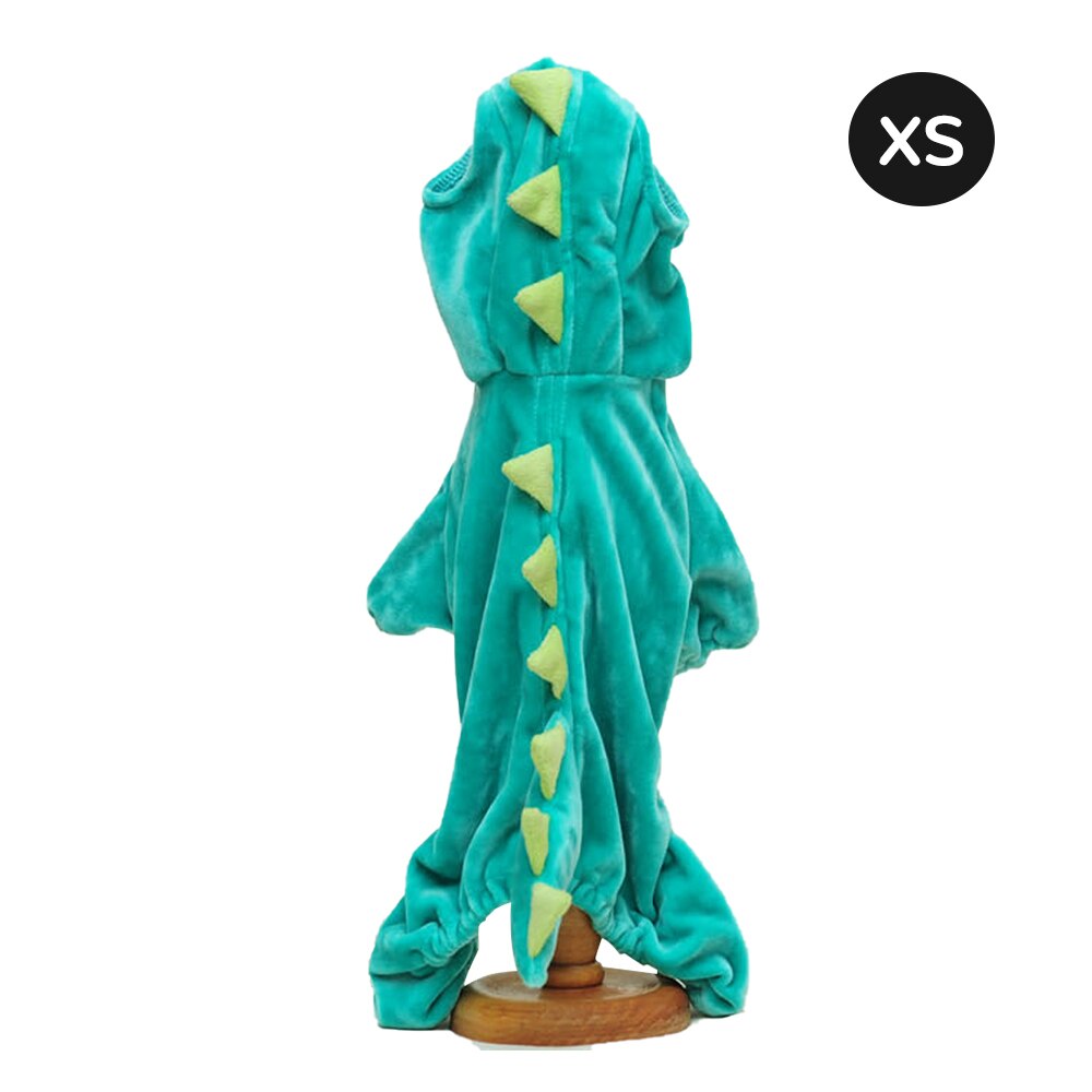 Grappig Halloween Hond Kleren Huisdieren Dragon Puppy Jassen Dinosaurus Kleding Up Hoodies Chihuahua Kleding Voor Kleine Honden Kostuum: green / XL