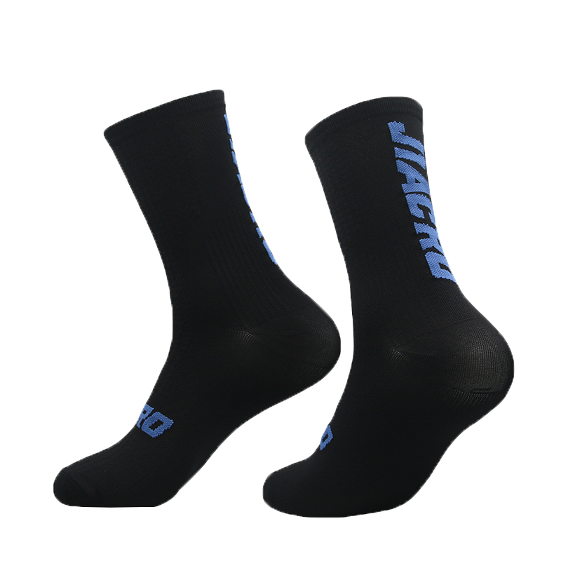 1 paar fietssokken van compressie herenfiets buiten heren hardlopen professionele sport hardlopen: Blauw