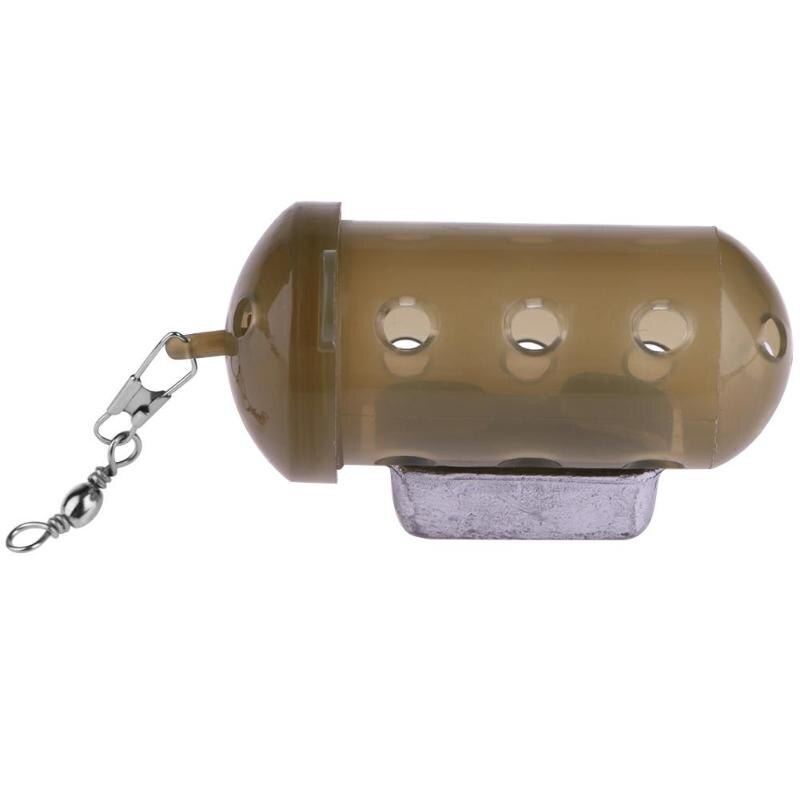 Grand leurre de pêche à la carpe, cage à appâts, dispositif de fosse avec plomb, leurres de pêche à granulés, mangeoire à granulés, piste de pêche 20g 30g 40g 50g: 50g