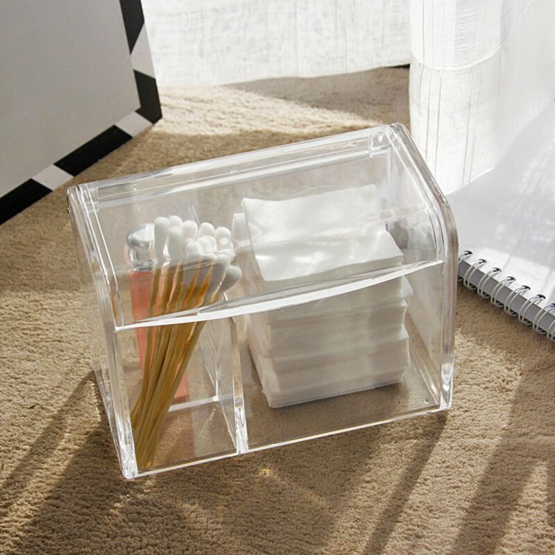 Transparent Lipstick Storage Box With Lid Acrylic Cosmetic Makeup Holder Organizer Multifunctional Display Case