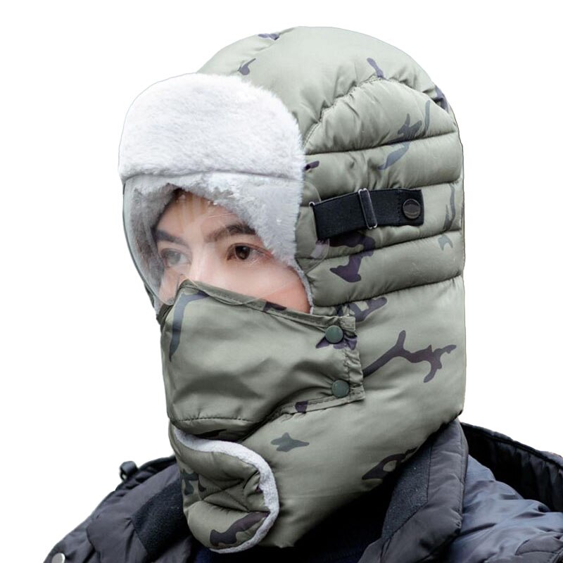 Vrouwen bomber hoed piloten trooper pet heren imitatie kasjmier hoed russische oesjanka oorkleppen petten winter sneeuw ski mutsen