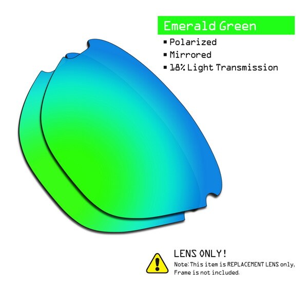 SmartVLT Polarisierte Ersatz Linsen für Oakley Frogskins Lite Sonnenbrille-Mehrere Optionen: Grün-ShieldCoat