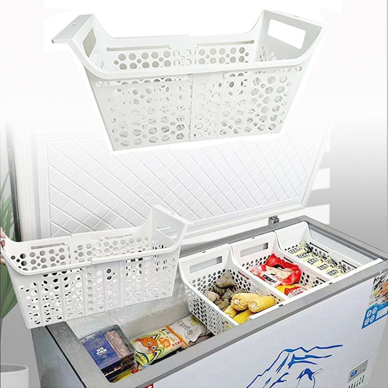 Versatile Chest Freezer Basket Odorless Chest Freezer Storage Rack Heavy Load Refrigerator Storage Organizer Kitchen Accessories