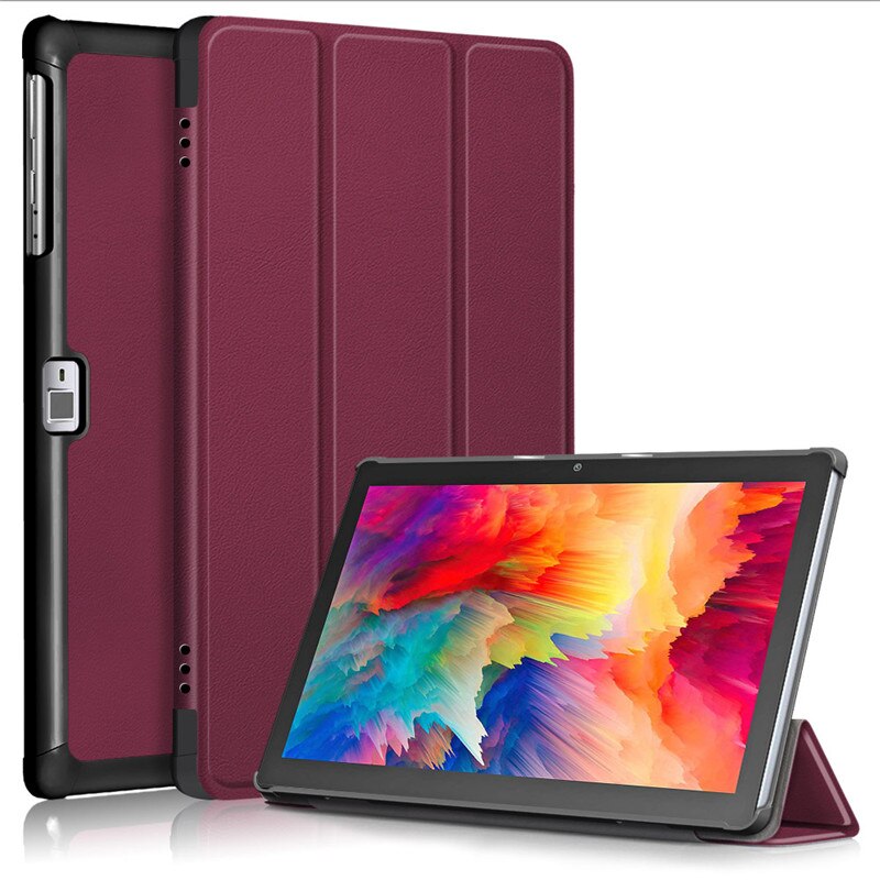 Tablet For Vankyo Matrixpad S30 Case 10.1 inch Tri Folding Funda For Vankyo Matrixpad S20 Cover Magnetic PU Leather PC Coque