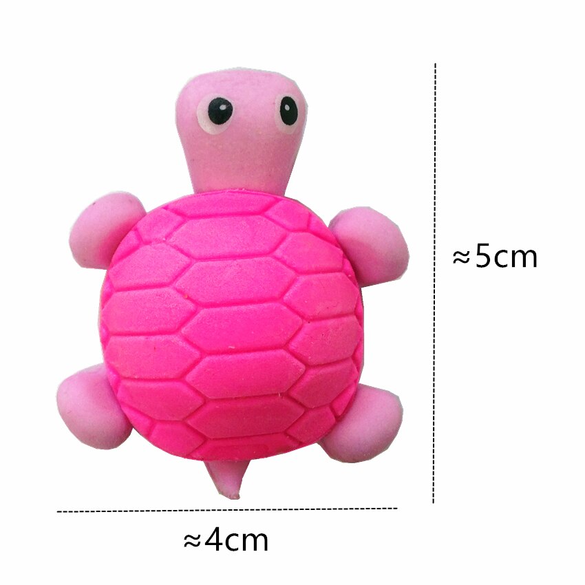 36pcs/lot Cute turtle Style Eraser Funny Eraser Office&amp;Study Rubber Erase Kids