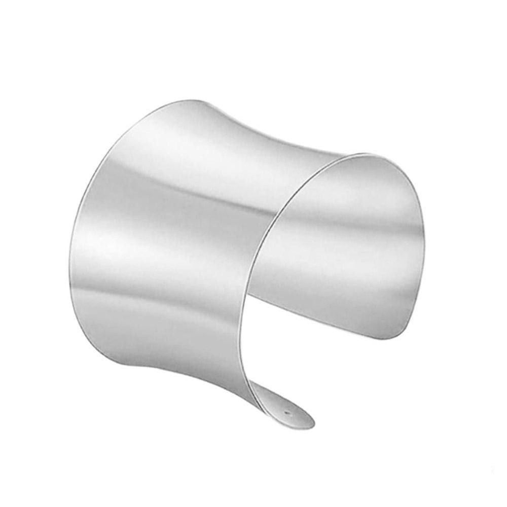 Chunky Heavy Wide Metal Bracelets For Women Open Cuff Exaggerated Cuff Bangles Trend Charm Arm Jewelry bijoux