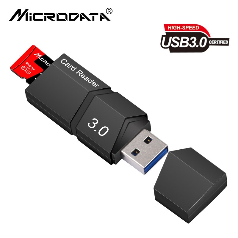 Usb-stick micro sd-kaart geheugenkaart 4gb 8gb 16gb 32gb 64gb 128gb 256gb voor smartphone/tablet/pc: Usb 3.0 kaartlezer
