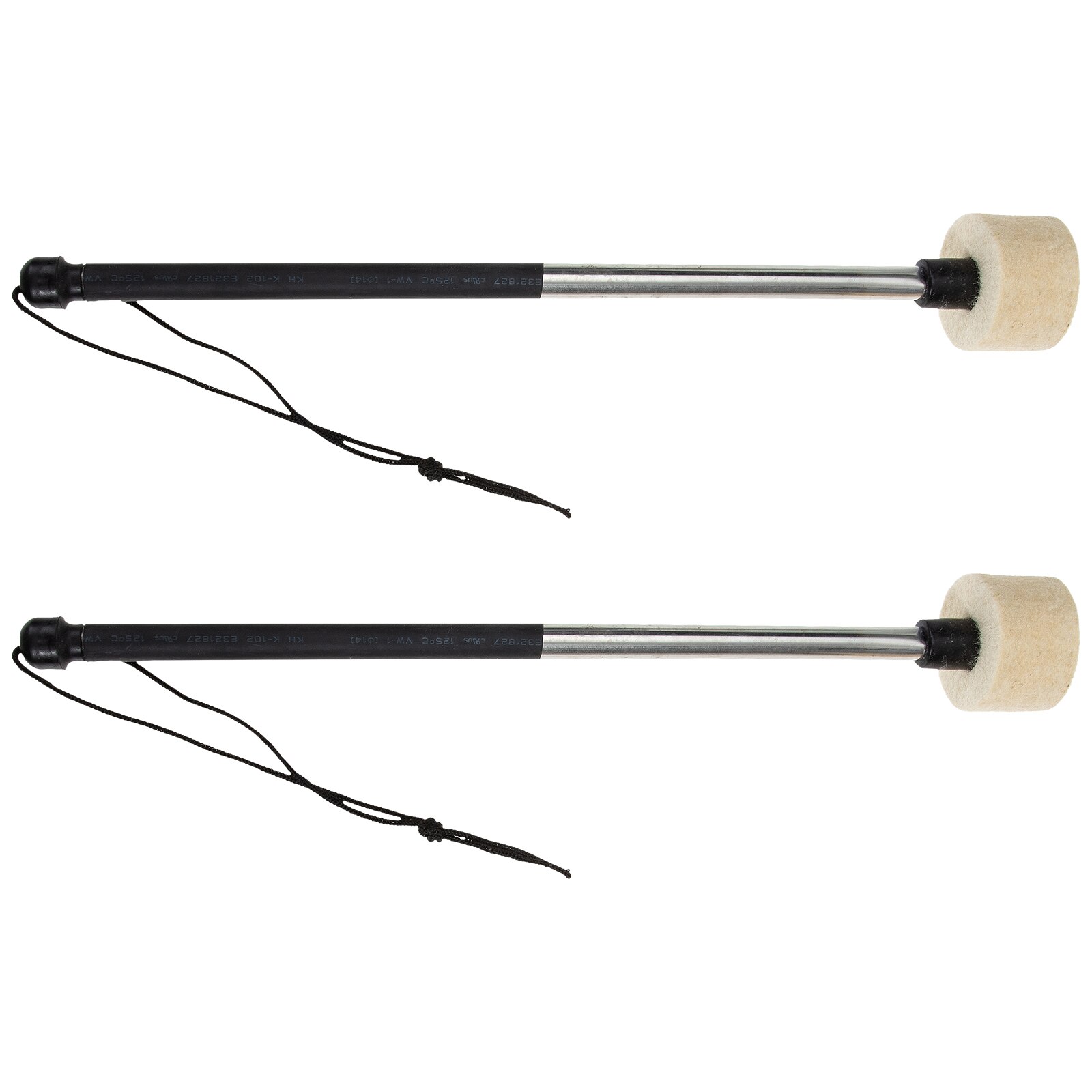 1 paar Schlagzeug Instrument Stock Filz Kopf Hammer Band Drumstick