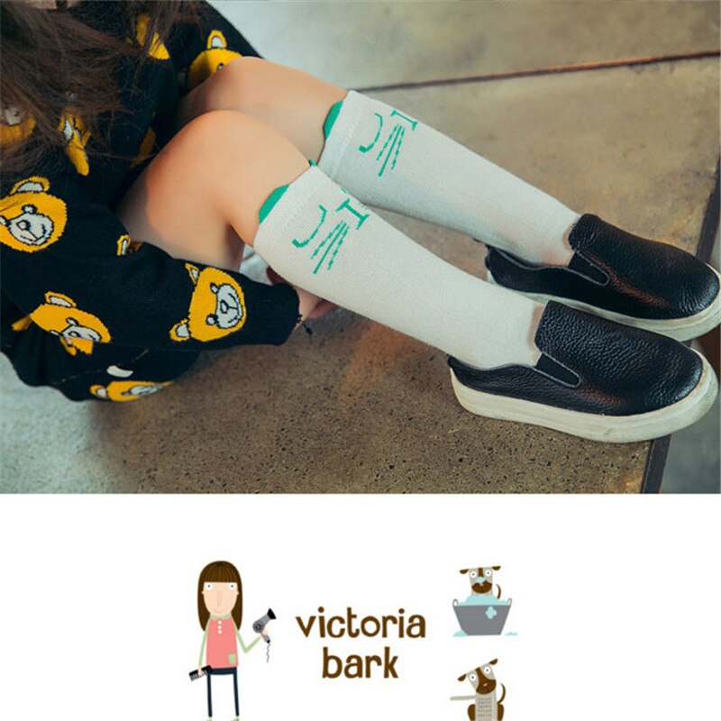 Baby Meisje Sokken Meias Infantil Knie Hoge Bogen Prinses Sokken Leuke Baby Sokken Lange Buis Booties Verticale Gestreepte Sokken Kids sok
