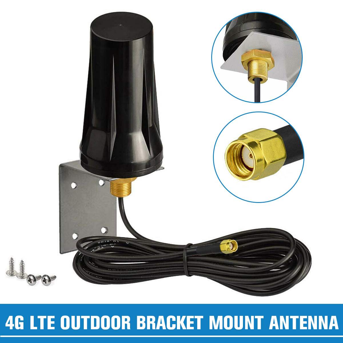 Antenne imperméable extérieure de bâti de mur de support fixe de 4G LTE pour la caméra de traînée de caméra de faune sans fil cellulaire de SPYPOINT Link-EVO