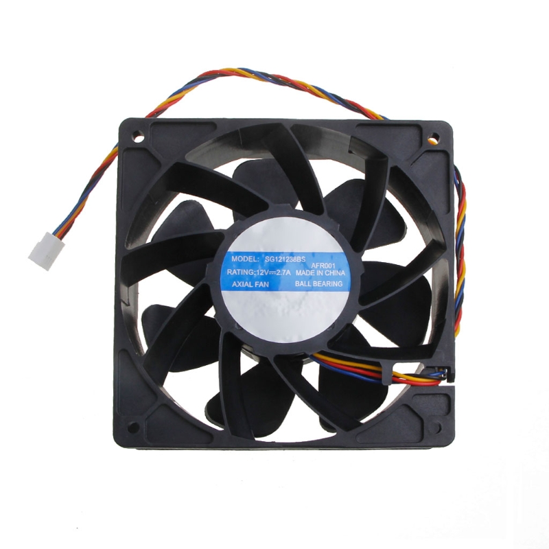 AFR001 SG121238BS Cooling Fan PWM 4P 12V 2.7A Server Cooling Fan 120mm 120x120x38mm 6000 rpm for Bitcoin Miner