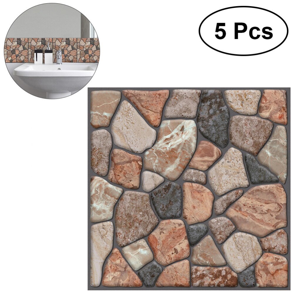 3D Zelfklevende Baksteen Patroon Behang Moderne Muur Achtergrond Tv Decor Behang Voor Slaapkamer Woonkamer 30X30cm (Patroon): As Shown 7
