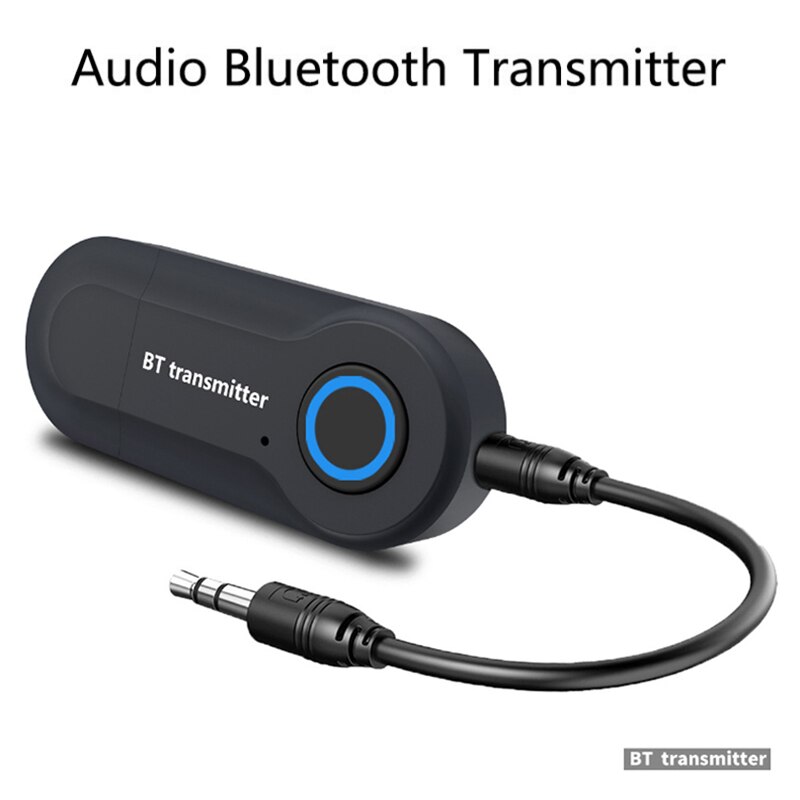 Adaptador de Audio Bluetooth para coche, transmisor de Audio FM Bluetooth para ordenador de TV, transmisor BT, adaptador de TV alimentado por USB