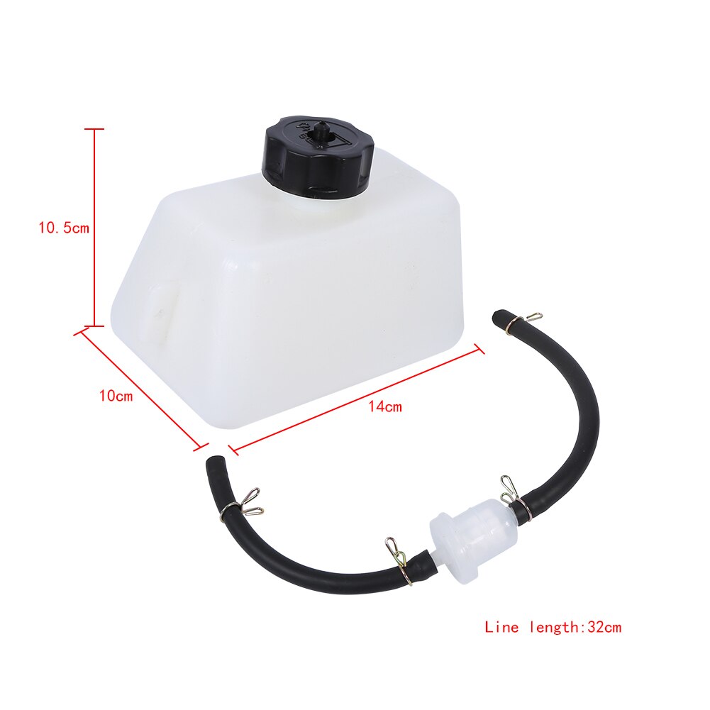 1l brandstoftanks met slang en slangklem 2 geschikt voor 47cc 49cc mini moto kinder dirt pocket bike