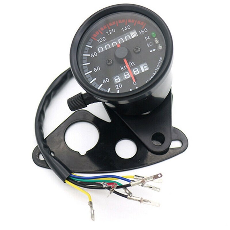 Motorrad retro Digitale Geschwindigkeit Meter Oeter Tachometer-lehre Halterung Montage