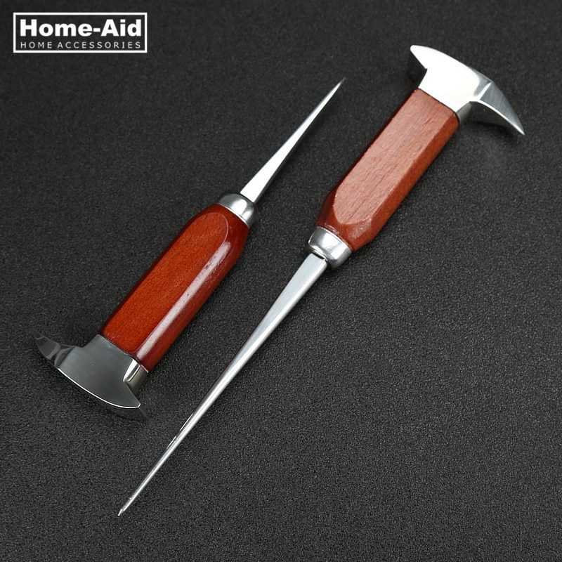 Stainless Steel 7 Inch Deluxe Ice Pick With Axe Ice Chisel Ice Removal Barware Bartender Tools