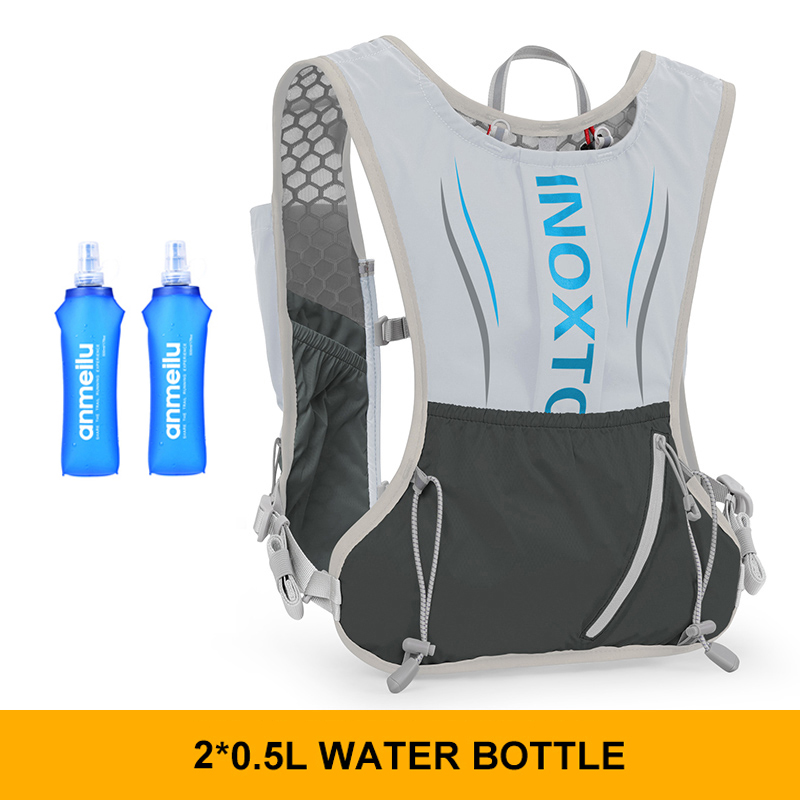 5l Lichtgewicht Hardloop Rugzak Hydratatie Vest Hardlooptas Geschikt Voor Fiets Marathon Wandelen Ultralichte En Draagbare Tas: paarse kleur