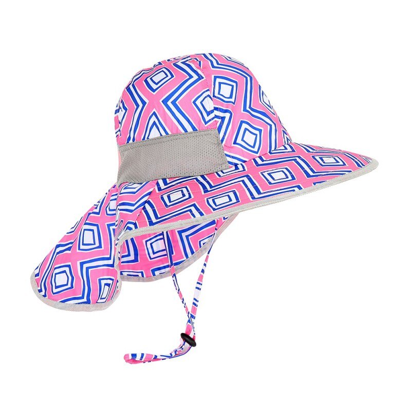 Kids UPF 50+ Bucket Sun Hat UV Sun Protection Hats Children Summer Play Hat with Neck Flap: A1