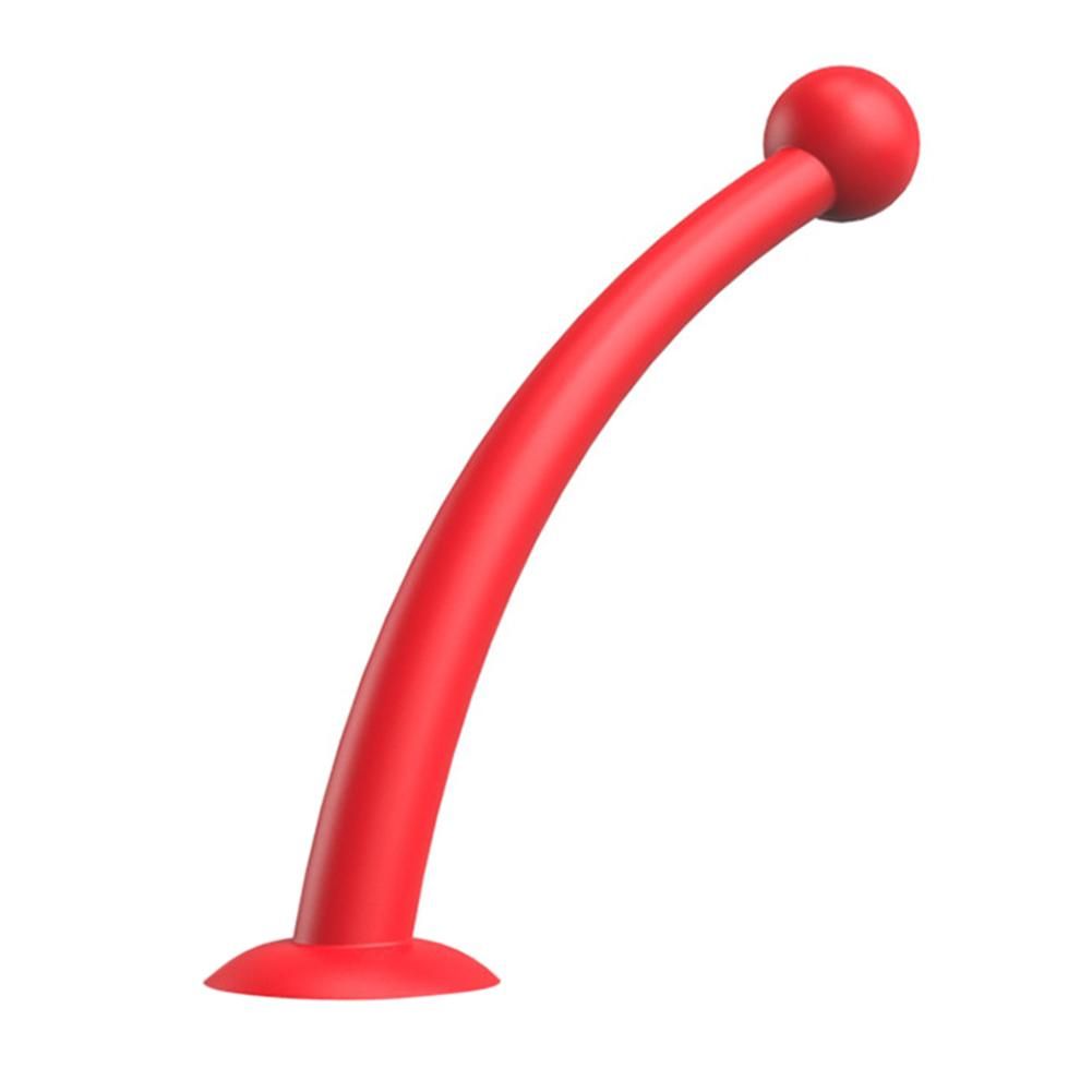 Antenne pour casque de moto, 1 pièce, ventouse pour bébé, abeille, escargot, tentacules, cornes, accessoires décoratifs, ventouse, décoration douce: red