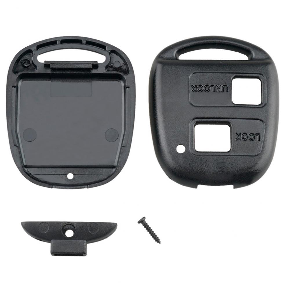 2 Buttons Universal Pad Switch Remote Car Key Shell Case Fit for Toyota RAV4 Yaris Prado Corolla Land Cruiser Previa Tarago
