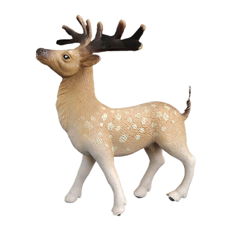 Figure di animali per bambini giocattolo Playset decorazione simulazione giocattolo animale modello Dropshipping: Sika deer