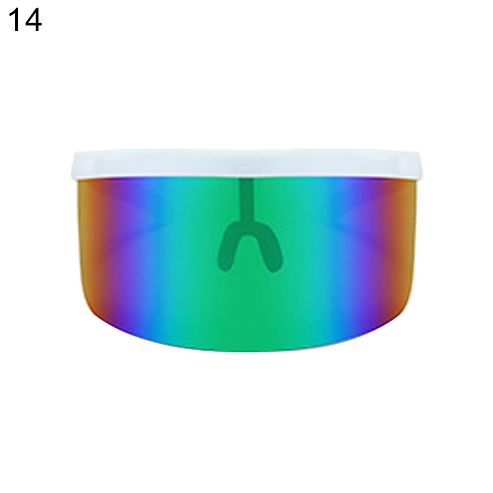 Kids Shade screen Oversized Exaggerated Visor Half Face Shield Protector Anti UV Sunglasses: 14