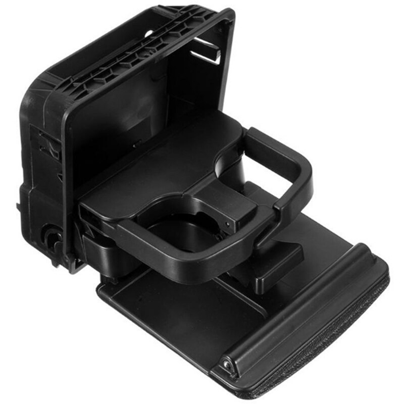 Boîte de support de verre arrière d'accoudoir de Console centrale de voiture noire pour VW Golf MK5 MK6