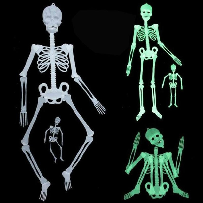 Halloween Luminous Skeleton Glow in the dark skeleton Halloween Haunted House Horror Decorations Outdoor Yard Garden Hanging