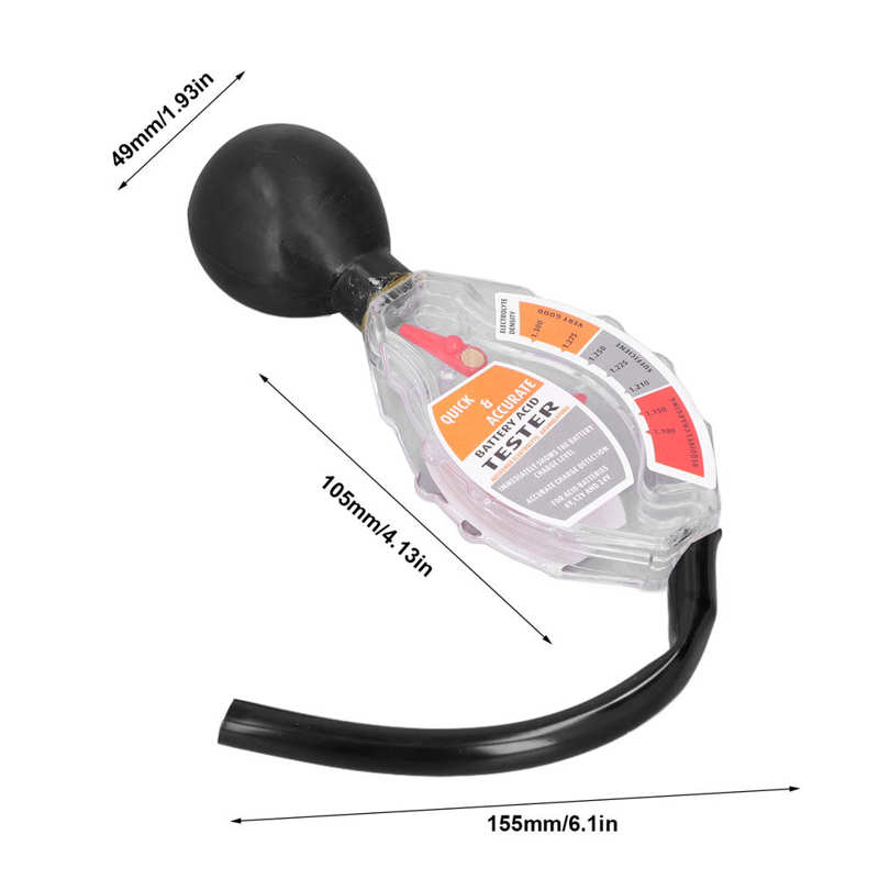Battery Gravity Tester Car Battery Hydrometer Accurate for Maintenance