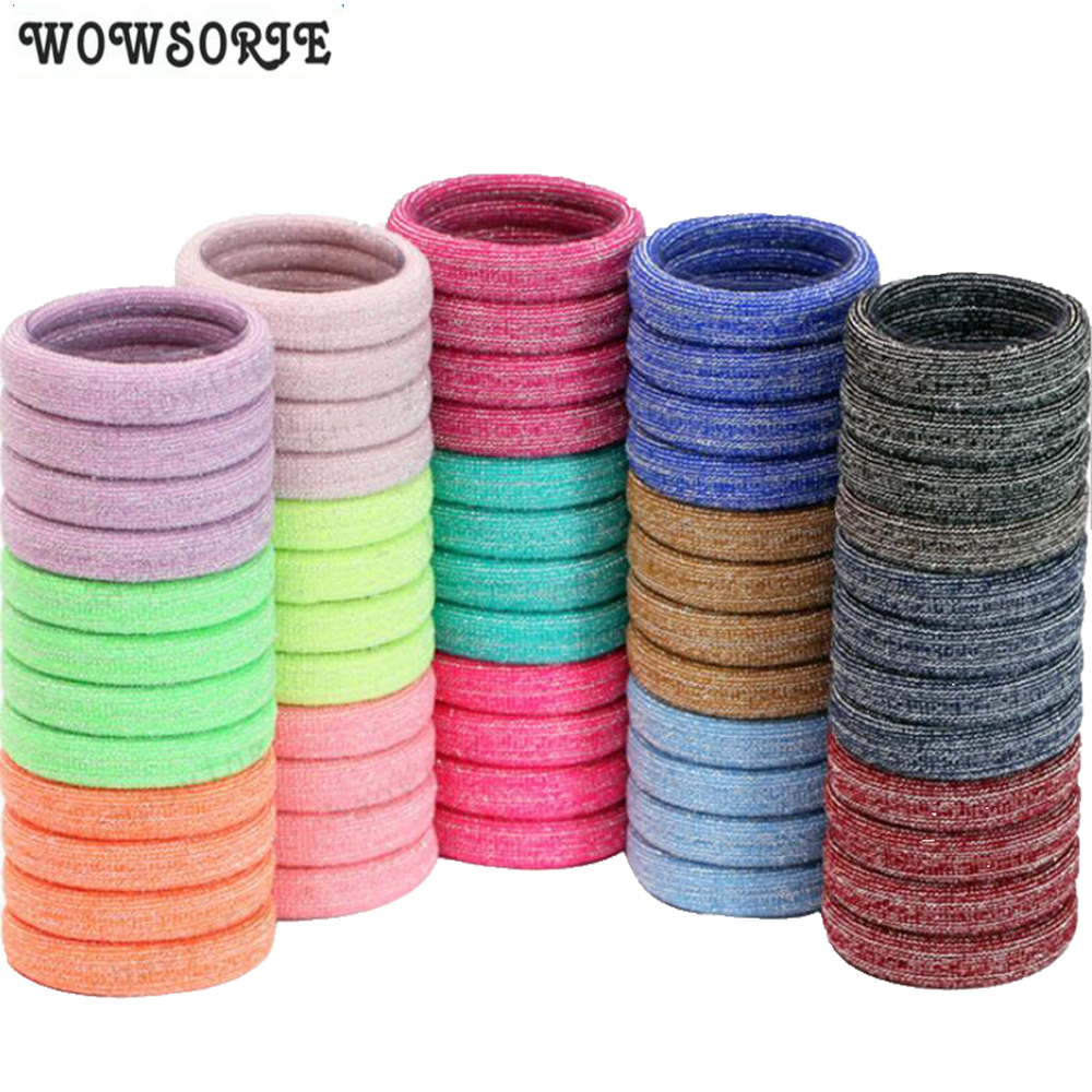 4.5 cm vrouwen haar rubber Meisjes Hoofdbanden haar Houders Kleurrijke Elastische Haarbanden kinderen Vrouwen Haaraccessoires hoofddeksels 24 stks/partij