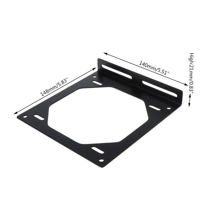 Staffa della ventola Del Radiatore 240 Staffa di Montaggio di Acqua di Raffreddamento per 12/14CM Supporto Del Ventilatore Astuccio Del computer Esterno Dissipatore di Calore gadget accessori: 1