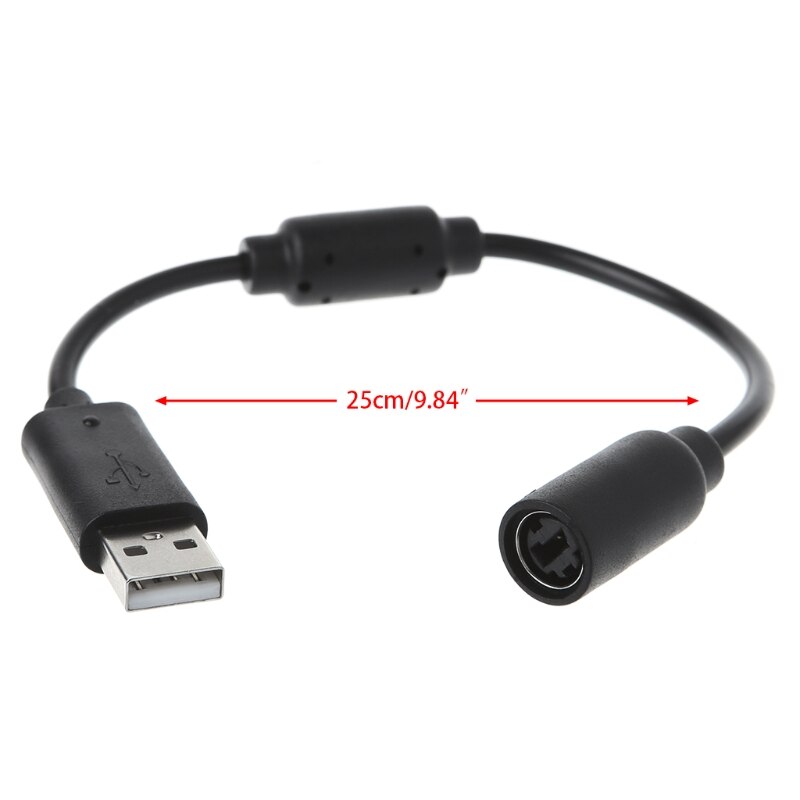 USB Breakaway Cable Adapter Cord Replacement for xbox 360 Wired Game Controller