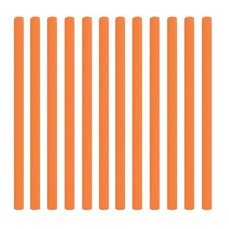 12/set palos Sani aceite de descontaminación de la cocina, baño, bañera desagüe limpiador de limpieza de alcantarillado Rod conveniente alcantarilla pelo claro: Naranja