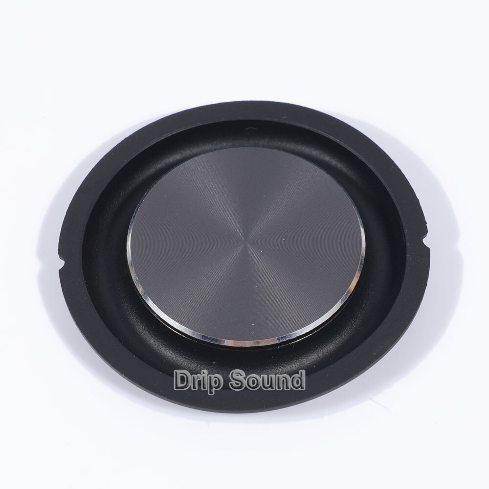 2 stk 48mm/56mm/78mm/65 x 45mm/70 x 40mm basshøyttaler passiv radiator ekstra basswoofer gummi vibrasjonsplate: 48mm